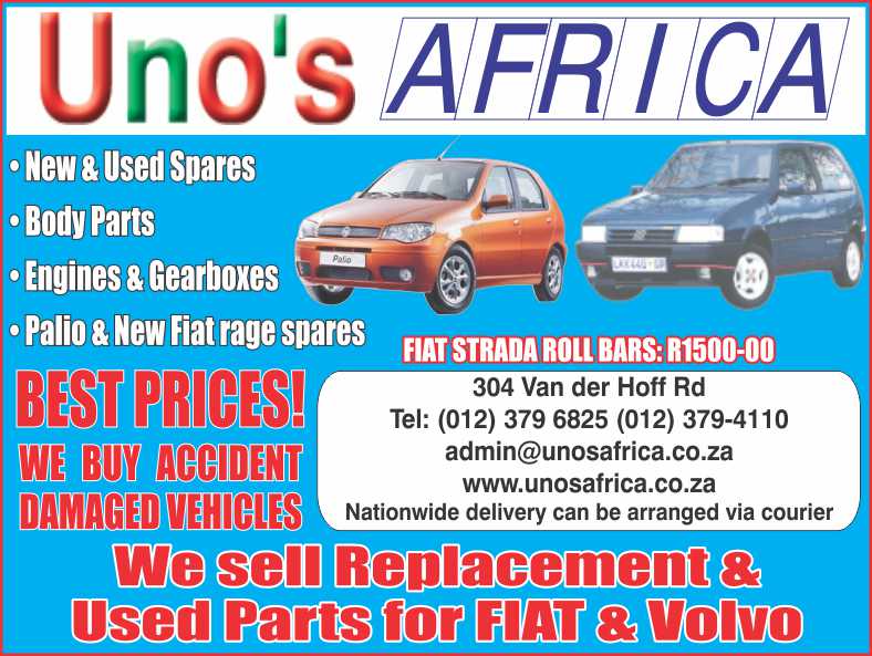 Find Uno's Africa's adverts listed on Junk Mail