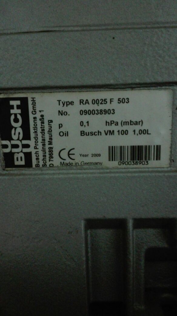Busch Ra 0025 F Vm Oil Pump Junk Mail