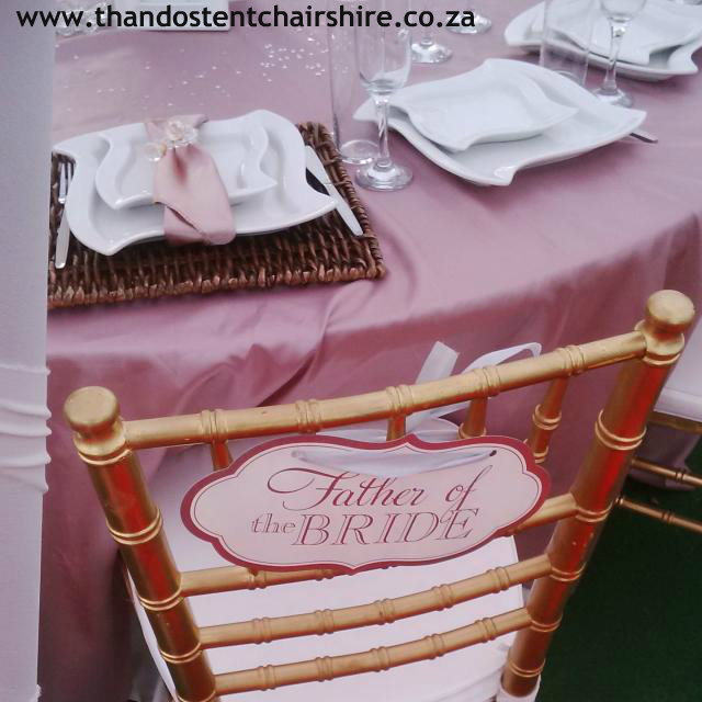 Wedding deco and equipment for hire