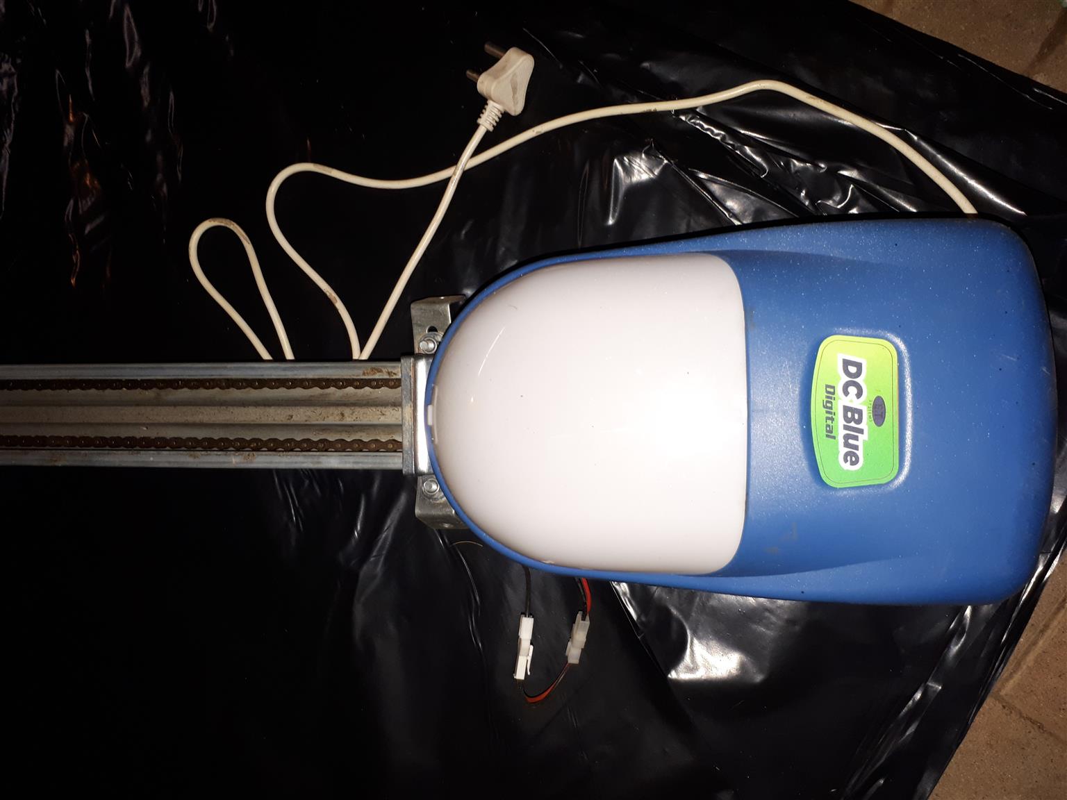 Dc Blue Digital Garage Door Motor With Battery Power Back Up And Remotes Junk Mail