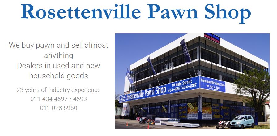 Find Rosettenville Pawn Shop's adverts listed on Junk Mail