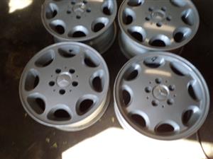 Mercedes c class mag wheels.