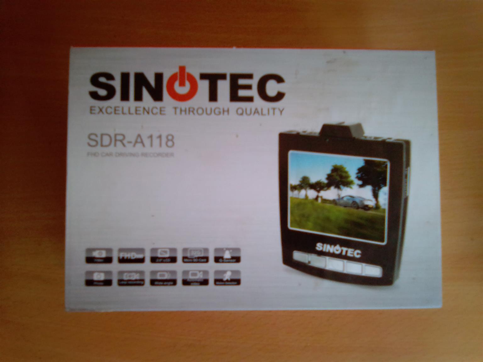 Sinotec Dashboard Digital Recorder SDR-A118. Brand new in a box. Balance of the guarantee. Sinotec Dashboard Digital Recorder SDR-A118. Brand new in a box. Balance of the guarantee.