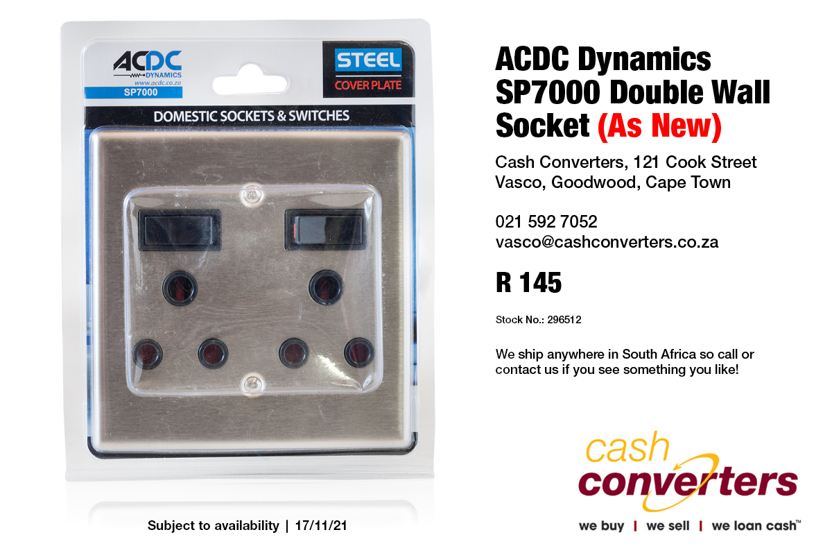 ACDC Dynamics SP7000 Double Wall Socket (As New)