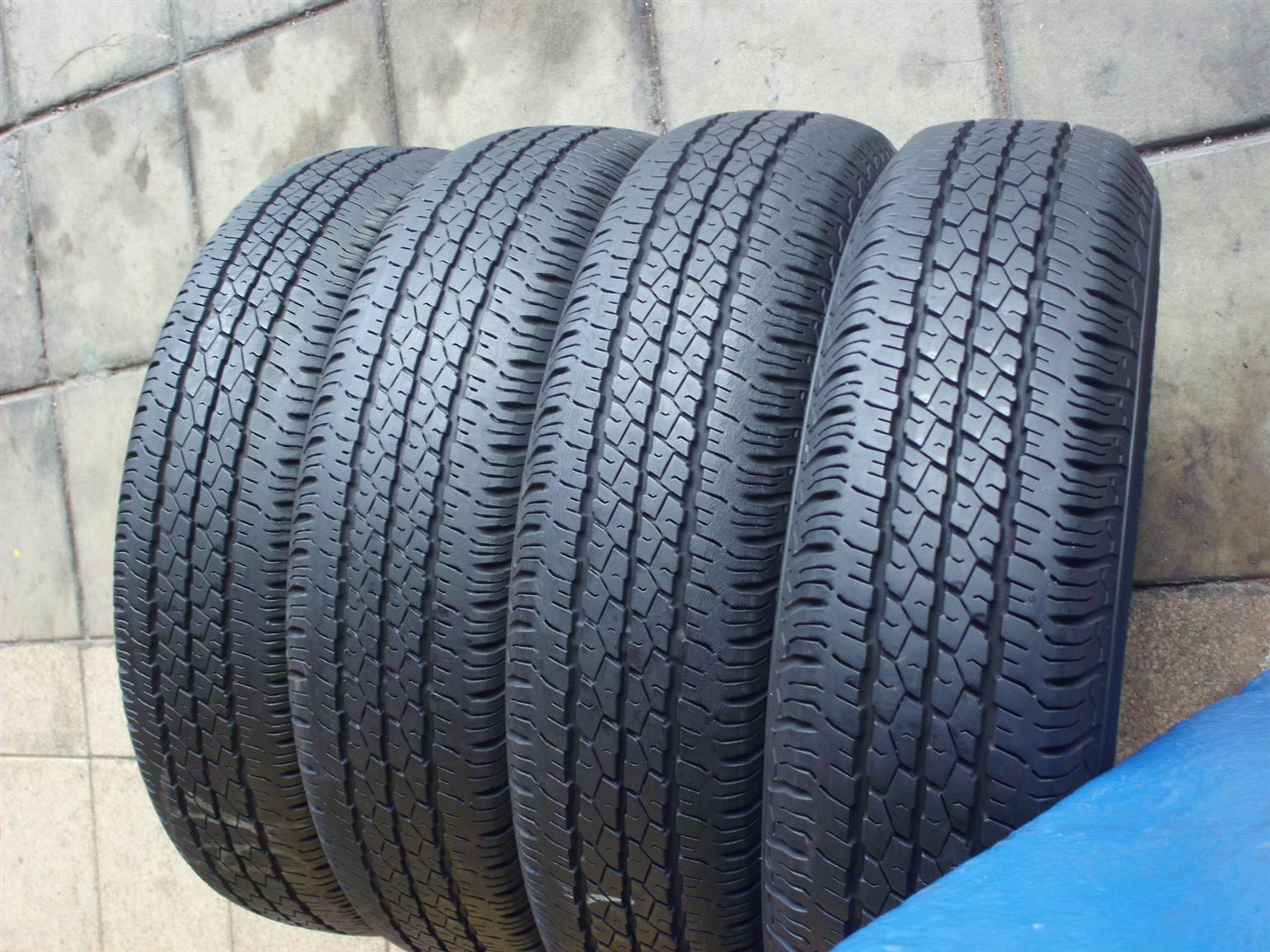 USED TYRES 60%-80%TREAD