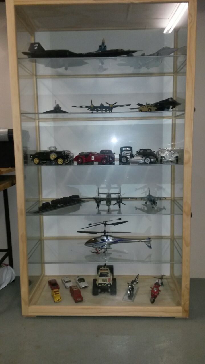 Model Cars Trains Etc Display Cabinets Custom Made Dust Proof