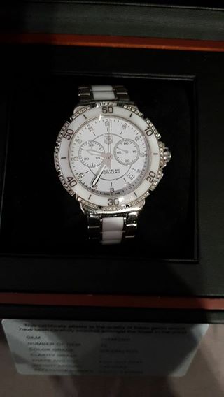 Beautiful Ladies Tag Heuer Ceramic Watch Junk Mail